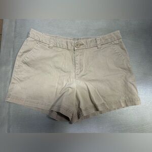 BCG Women’s Khaki Cinco Shorts With Pockets Size 8
